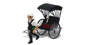 Hoドールズ　人力車