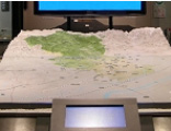 茨木市遺跡分布地形模型 (茨木市文化財資料館展示)